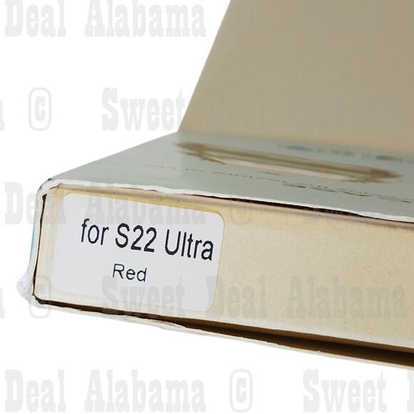 Red S22 Ultra Waterproof Case – Shockproof Metal Armor w/ Stand, 360° Cover - Picture 4 of 7